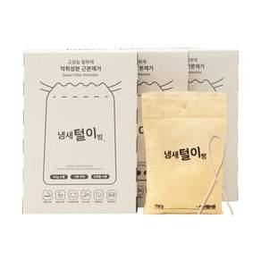냄새털이범 6개월 사용하는 초강력 탈취제, 40g, 3개