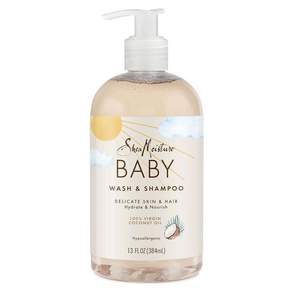 시어모이스처 어린이 Wash & Shampoo Virgin Coconut Oil, 1개, 384ml
