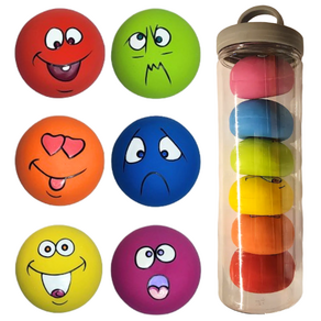 픽스모 라텍스 볼 강아지 만득이 장난감 6개세트, 1개, 6종