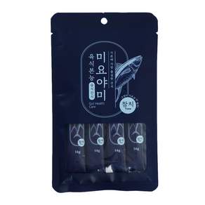 레옹펫 고양이간식 츄르 미요야미 참치, 14g, 4개
