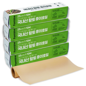 포마인 황토 종이호일, 10m, 1개입, 4개