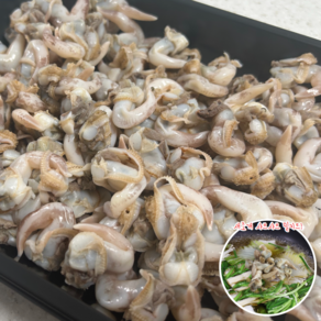 새조개 샤브샤브 밀키트 (새조개+칼국수면 사리+부추+배추+팽이버섯+와사비+초고추장+샤브샤브 국물용 소스), 1세트, 500g