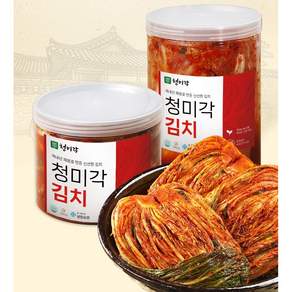 편리하게 먹을수 있는 청미각 썰은 맛김치, 1개, 500g