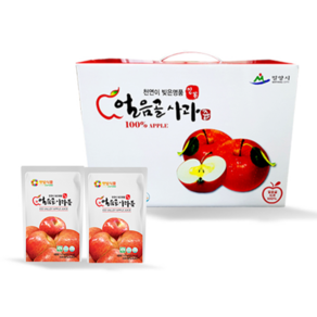 햇빛식품 밀양 얼음골 사과즙, 110ml, 50개