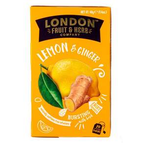 London Fruit & Herb 레몬 진저티, 1개, 2g, 20개입