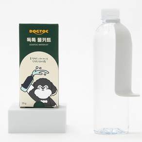 독톡 물키트 국내산 강아지 산책 물컵 선물, 라이트그레이, 1개