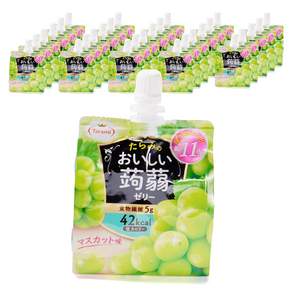 타라미 맛있는 곤약 젤리 머스캣 맛, 150g, 30개