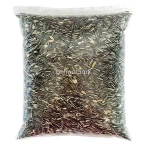 애니몰 깨끗한 해바라기씨 2kg 앵무새 간식 사료 먹이 밥, 1개