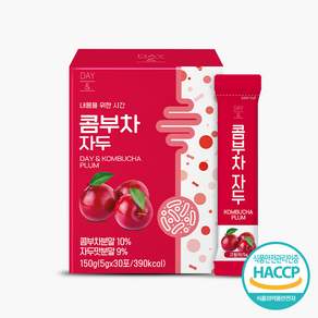 데이앤 콤부차 자두 비타민c 유산균 분말 스틱, 5g, 30개입, 1개