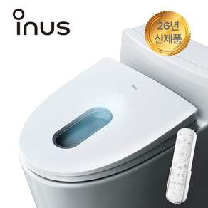 26년형 신제품 이누스완전직수 S2+안심윈도우 리모컨 방수비데 강력고압분사 4X자동노즐청소, 단순배송상품, s2 plus