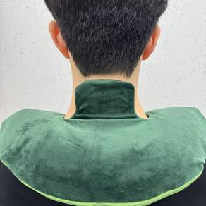 한양 충전식 온수 목 어깨 찜질기 찜질팩, HH-001, 그린