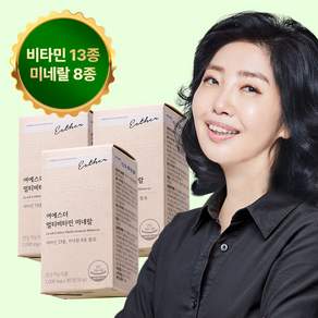 [본사직영] 여에스더 멀티비타민 미네랄 (비타민&미네랄 21종) 국민영양 프로젝트, 3박스, 30정