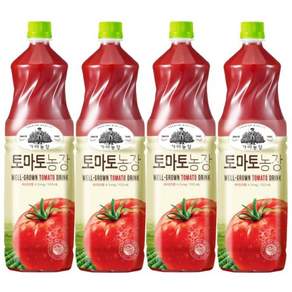 웅진 가야농장 토마토 주스, 1.5L, 3개