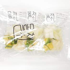 모들채소 매콤 찌개용 채소모음1~2인용210g*3팩(감자 무 양파 애호박 고추), 210g, 3개, 매콤 찌개용 채소모음1~2인용210g*3팩