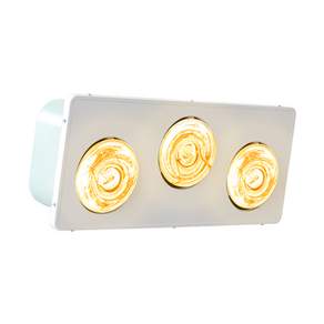 국산 욕실 난방기 화장실 온열기 욕실히터 난로 순간 발열 방수, 3구, 금색