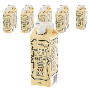 유씨씨 호머 로얄 밀크티 베이스 홍차전문점용, 10개, 500ml