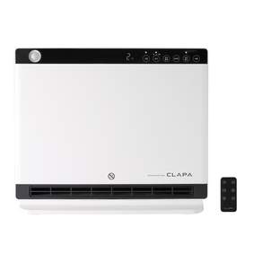 [누적 5만대] 클래파 PTC 가정용 온풍기 AI온도조절 절전형 전기 히터 + 리모컨, 화이트