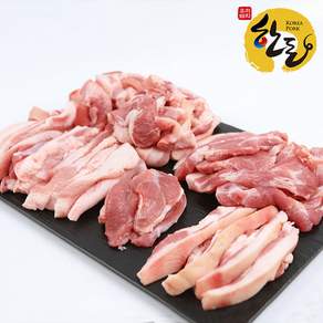 한돈 냉장 모듬 뒷고기(500gx4), 2kg, 1개