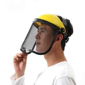 [다마가] 벌초 예초기 안면보호구 보안면 얼굴보호구, 1개