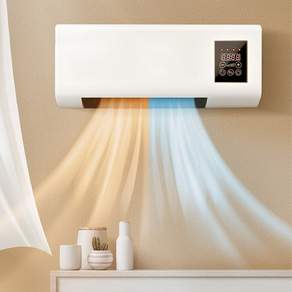 에어컨세척기 스마트 항온 미니 에어컨 투인원 선풍기 리모컨 냉온 1800W, 2)Style A 1800W  EU