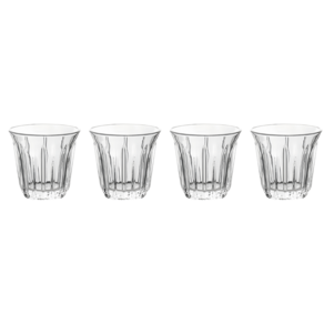가와시마야 유리 커피잔 200ml, 클리어, 4개