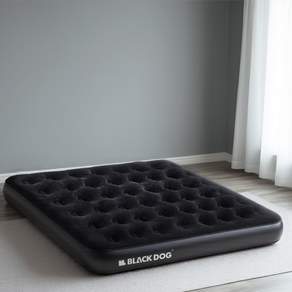 BLACKDOG 자동 공기 충전 캠핑 에어매트 CBD2450WS027, 나이트 블랙