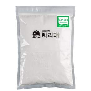 싸리재 유기농 습식 쌀가루 [ 백미 멥쌀가루 1kg ] 떡만들기 백설기 베이킹 비건요리, 1개