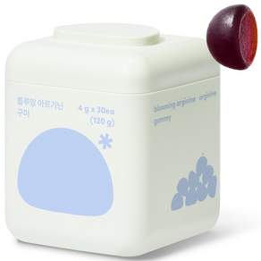 고3 청소년 수험생 영양제 학원 간식 스터디 에너지 부스터 피로회복 아르기닌 젤리, 1개, 30정