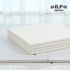 논슬립 유아매트 아기 놀이방 거실 복도 층간소음매트 폴더매트 비피프렌즈, 2단 그레이 1000x2000mm, 그레이