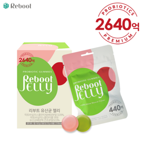ZERO SUGAR 리부트 무설탕 유산균 젤리, 27g, 6개