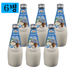 나원 코코넛밀크 위드 나타드코코 6병/미국FDA등록/할랄인증제품, 6개, 290ml