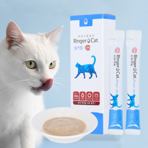 링거펫 링거캣 링거젤 고양이 전용 수분보충제 140g 10개입 고양이음료 고양이음수량 고양이수분보충 고양이물 고양이간식 수액 링거, 닭고기 연어, 10개