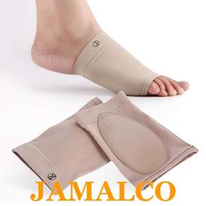jamalco 발바닥 아치 깔창 아치 패드 쿠션 지압 깔창 2세트
