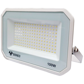 고네오 LED 투광등 100W 화이트바디 전구색/노란색