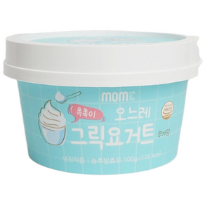 [밀크온밀크] 오느레 그릭요거트 촉촉이 100g*6개, 100g