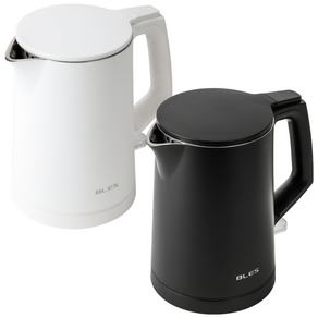 블레스 무선 전기포트 커피 티포트 주전자 NK1000 이중단열 통주물형, NK1001(화이트)