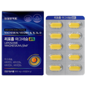 일양약품 리포좀 마그네슘 골드 - 체내 흡수율을 위함 리포좀 제형공법, 1개, 60정