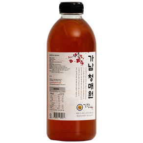 매실 장인이 만든 매실원액 가남 청매원, 1개, 1L