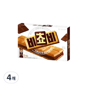 오리온 비쵸비 쵸코 디저트 5p, 125g, 4개