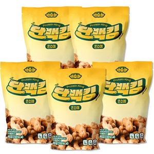 단슐랭 단백킹 콘소메 단백질 과자 간식, 80g, 5개