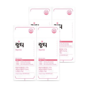링티 복숭아맛, 116g, 4박스