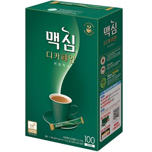 맥심 디카페인 커피믹스, 11.8g, 100개입, 1개