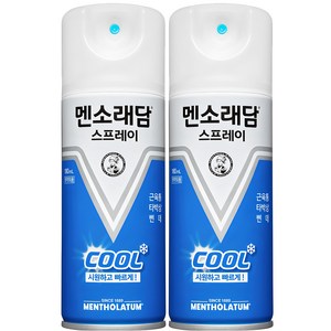 멘소래담 쿨 스프레이파스 에스 180ml, 1개입, 2개