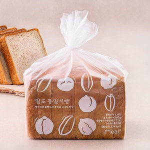 밀도 통밀식빵, 480g, 1개
