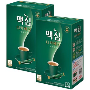 맥심 디카페인 커피믹스, 11.8g, 100개입, 2개