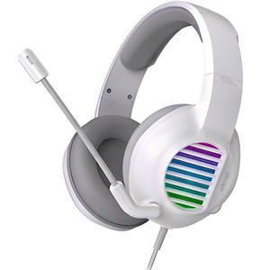 아이리버 USB 노이즈캔슬링 마이크 게이밍 헤드셋, EQwear-G10H, 화이트