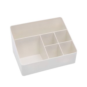 아티고 심플 6구 멀티 미니 수납 정리함, 1개, 화이트