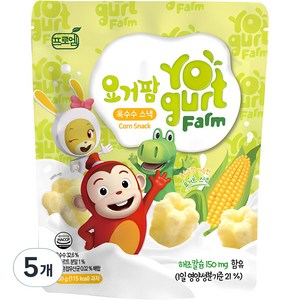 프로엠 코코몽 요거팜 옥수수 스낵, 30g, 5개