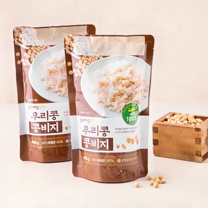 곰곰 우리콩 콩비지, 400g, 2개