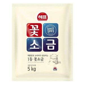 해표 꽃소금, 5kg, 1개